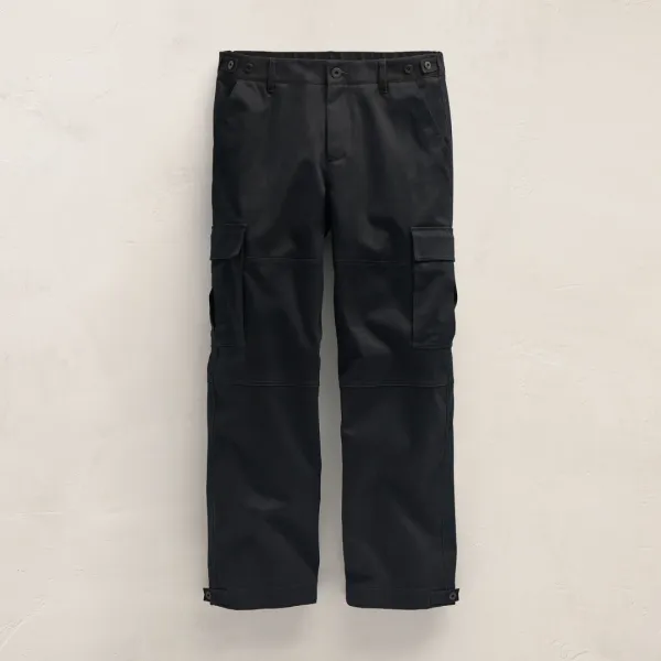 Cashmere Touch Cotton Cargo - Black