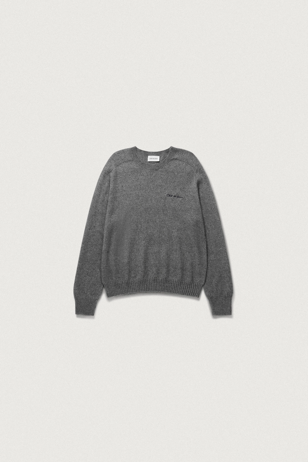 샤드라마 RACCOON WHOLE GARMENT KNIT [MELANGE GRAY] 상품 이미지 3