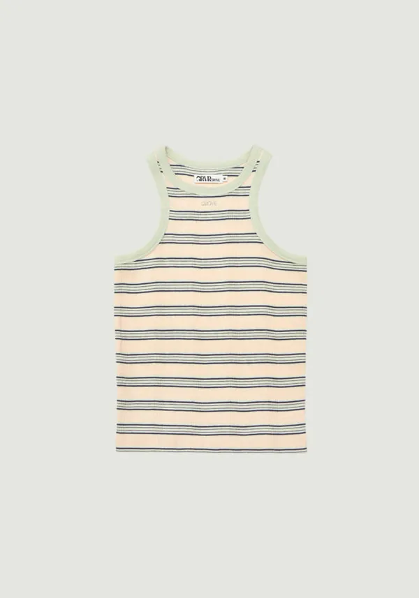 NANCY STRIPE SLEEVELESS