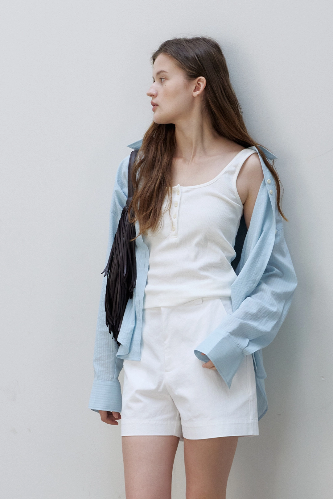 브렌다 브렌든 fourb sleeveless - ivory 상품 이미지 2