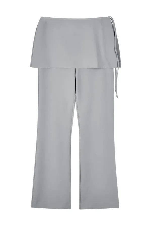 Shell Wrap Skirt Pants