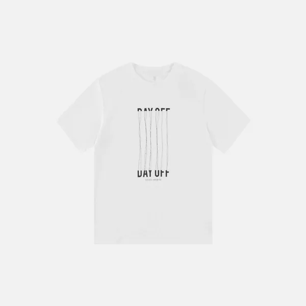SITP5263 DAY OFF 반팔 티셔츠_White