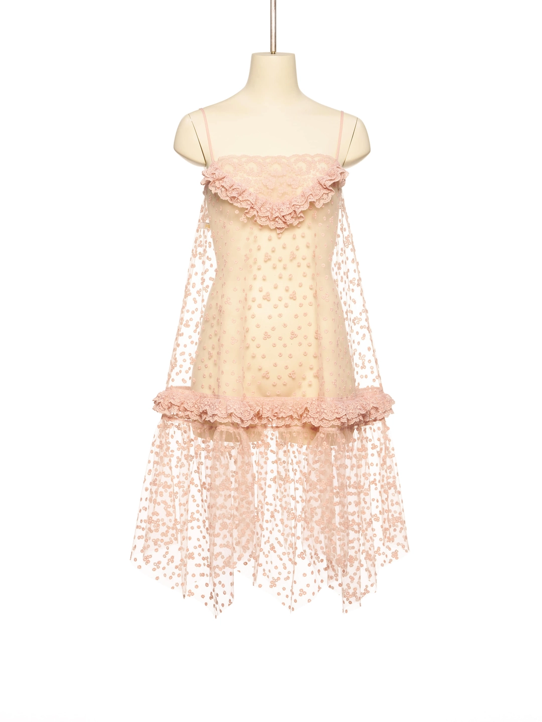 푸쉬버튼 PF26 PINK LACE SLIP DRESS 상품 이미지 2
