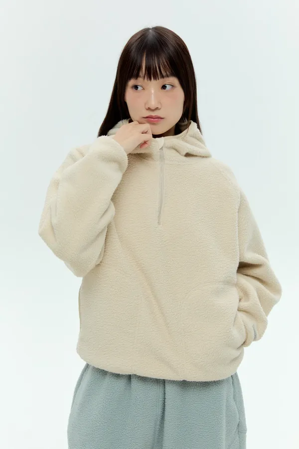[Unisex] Fleece Zip Hoodie- 2Colors