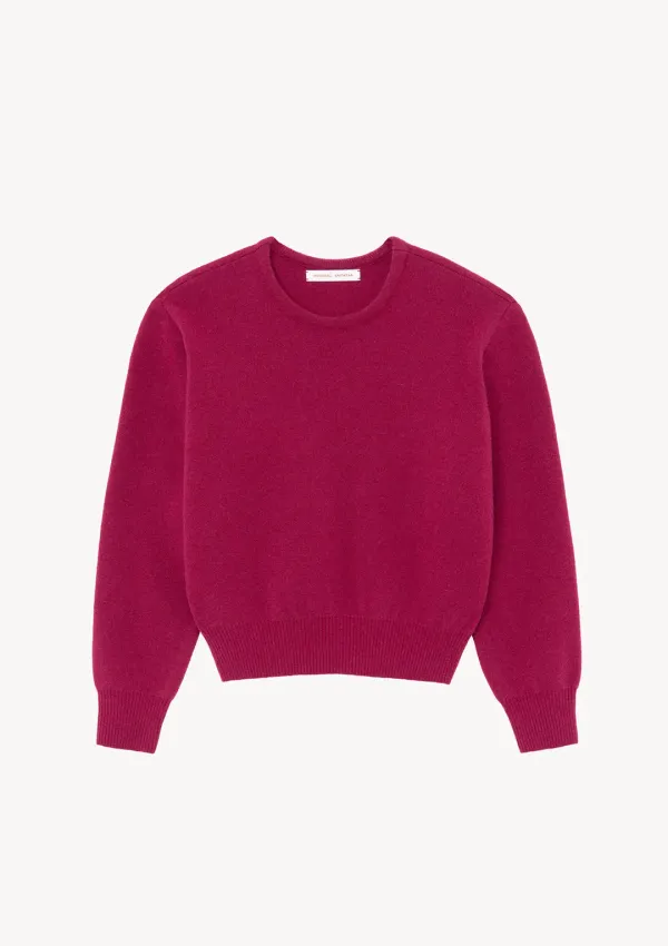 Basic Round Knit in Magenta