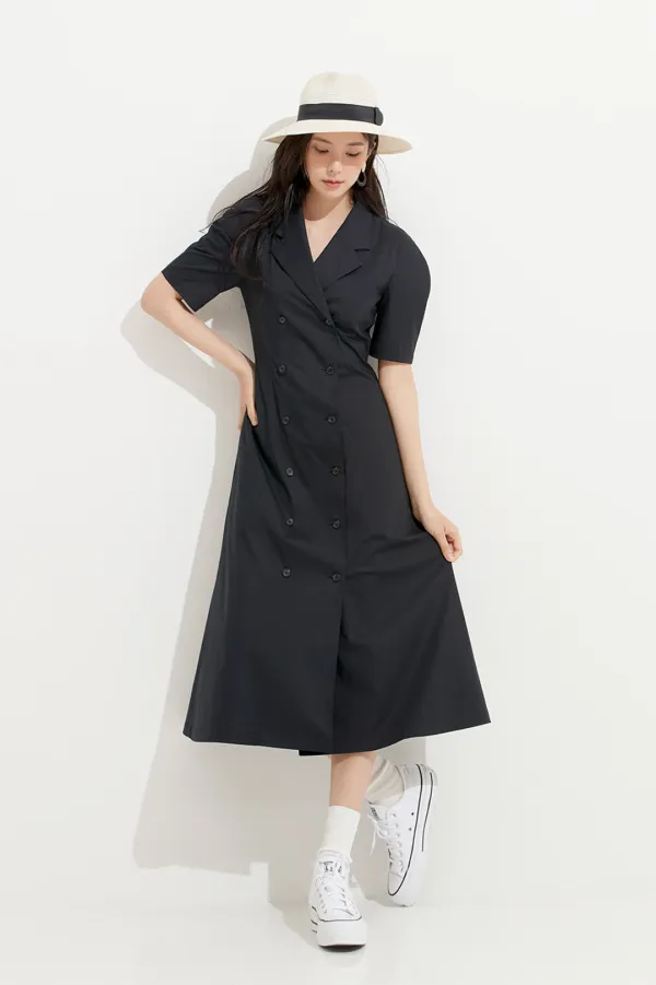 NO.5 DRESS - BLACK