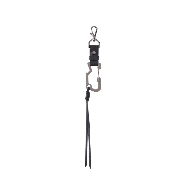 Tie Leather Charm (타이 레더 참) Black