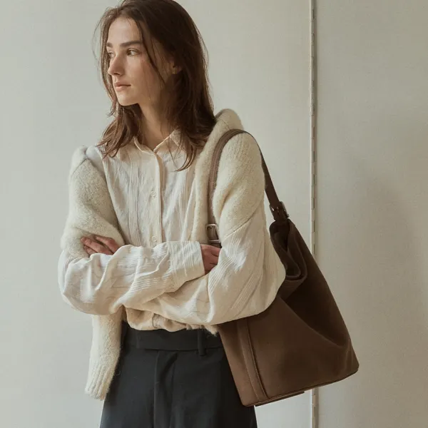 Post Shopper Bag_Suede
