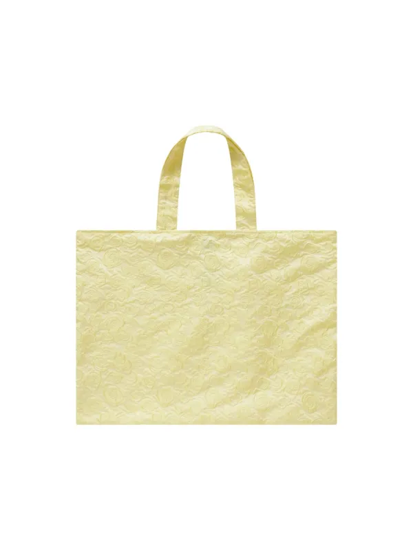 Jacquard Tote Bag - Yellow