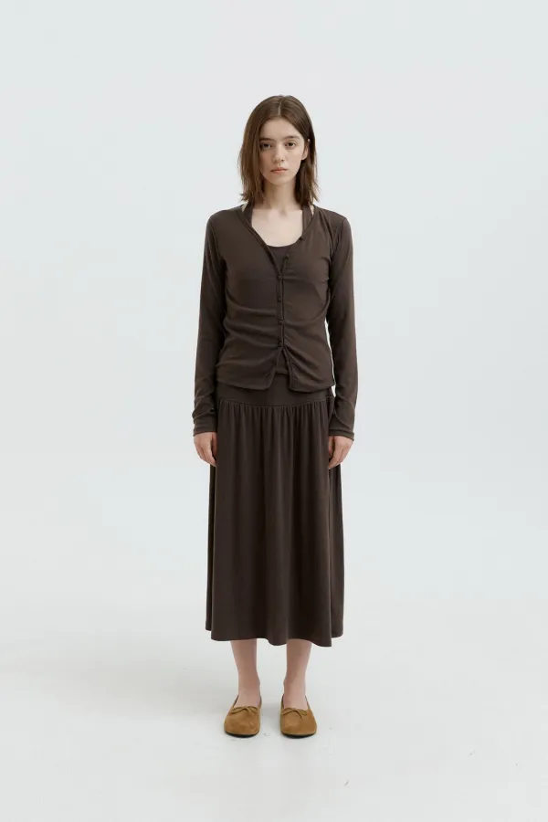 Grace Shirring Skirt (3Color)