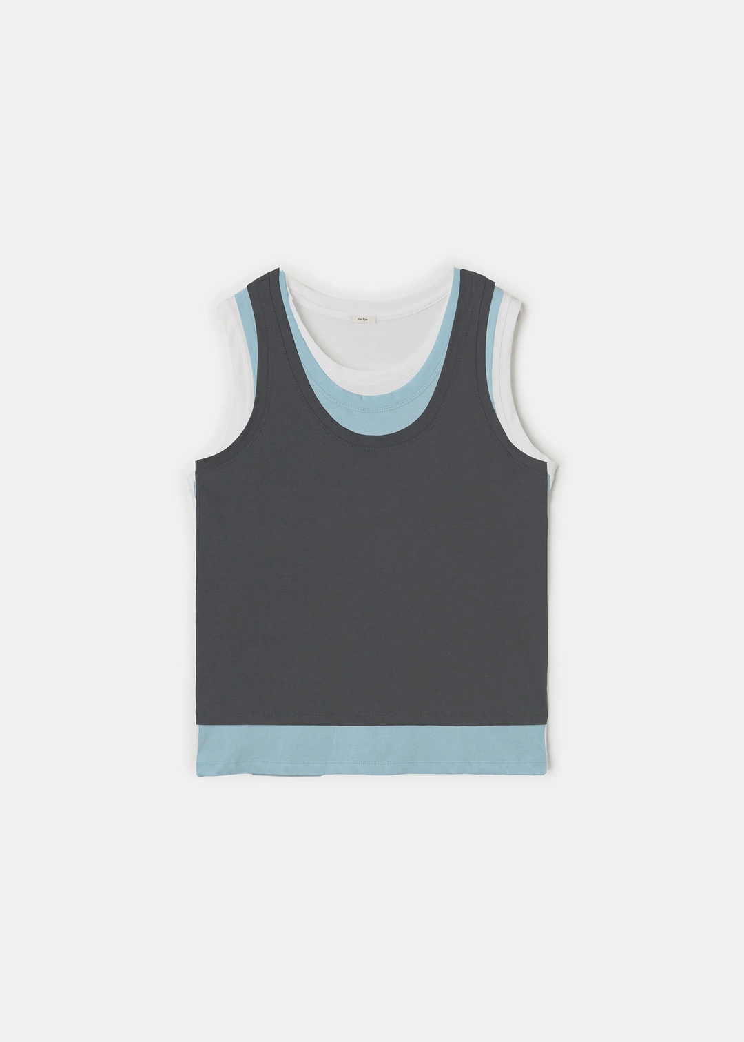 더라이 3-Piece Layered Sleeveless(Charcoal) 상품 이미지 1