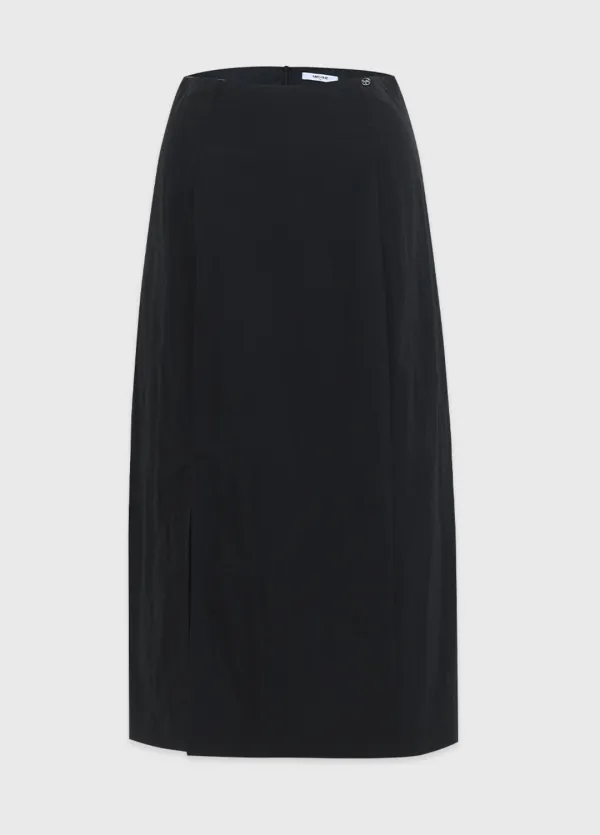  [25-36]  Grania Nylon Long Skirt  그라니아 나일론 롱 스커트 (여름-데일리룩-격식룩-미니멀룩-여름스커트-나일론스커트-롱스커트-슬림핏-하객룩-여름하객룩-여름격식룩-롱스커트-롱기장-빅사이즈-자체제작) 