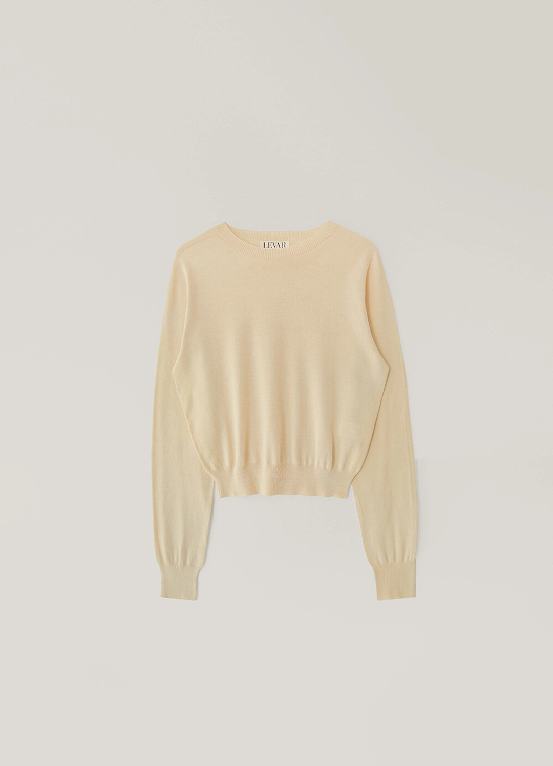 르바 Wholegarment Classic Knit - Butter 상품 이미지 1