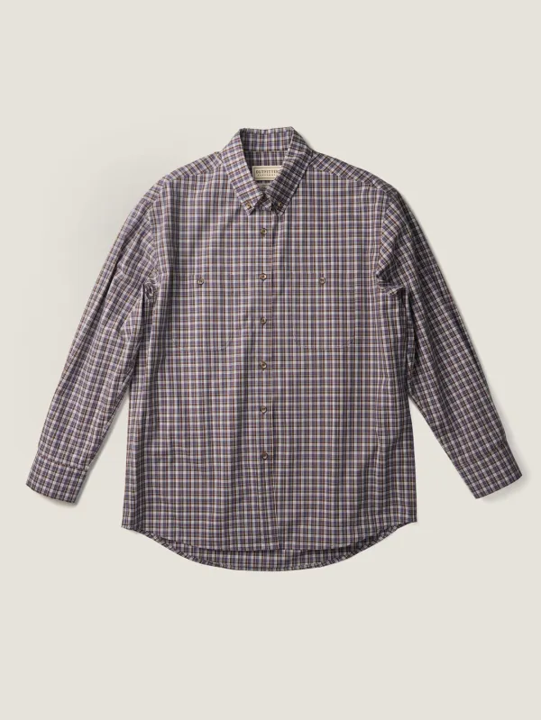 (-15%) 2 POCKET BUTTON DOWN SHIRT [ Violet Tartan ]