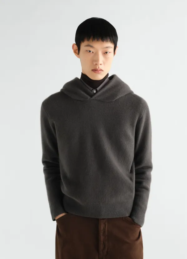 HOODED SWEATER IN CASHMERE