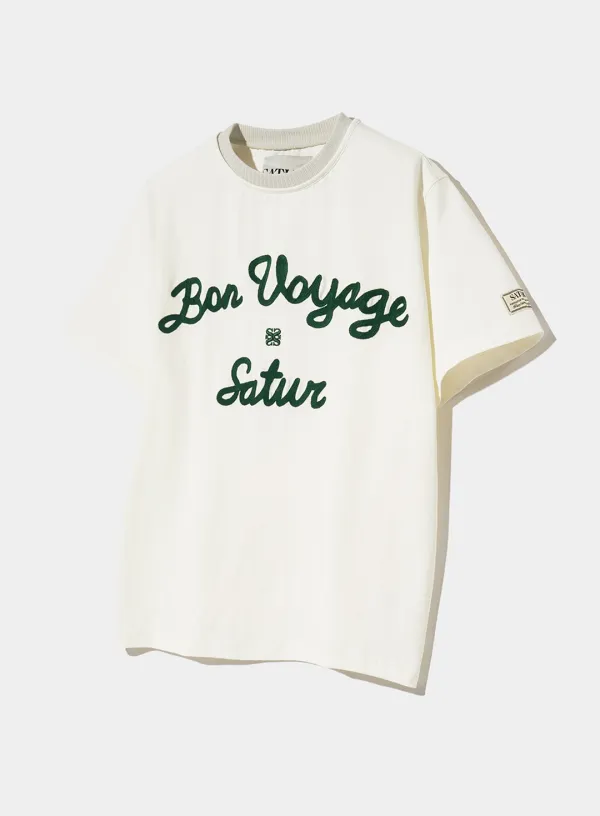 Satur Logo Voyage T-Shirt - Pine Green