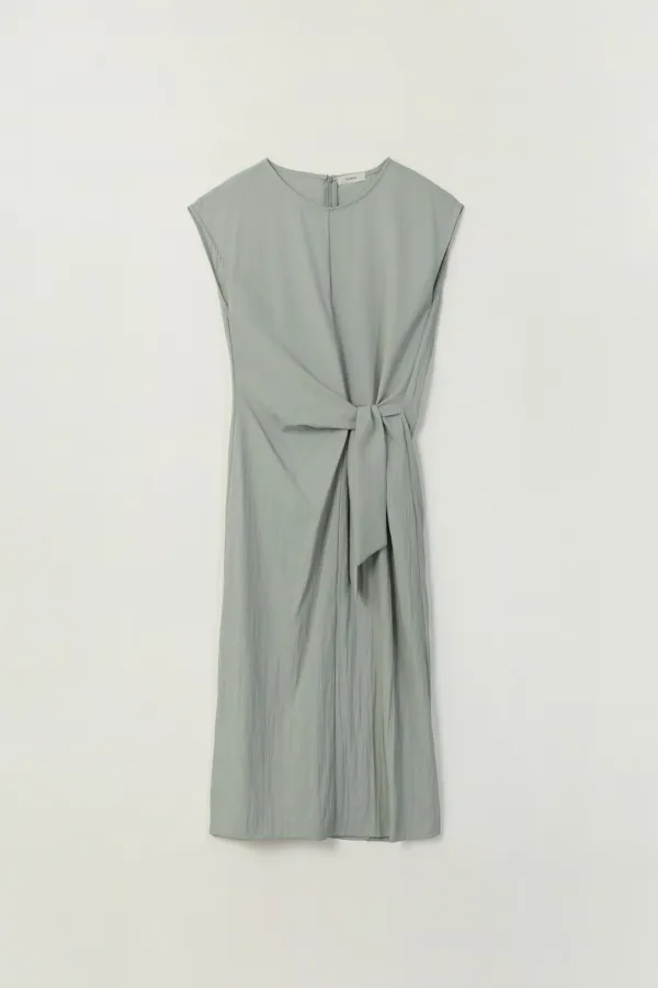 MANDY TIE LONG DRESS_SKYBLUE