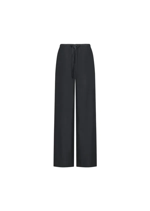 Wool Banding Pants, Charcoal