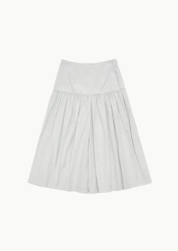 SHIRRING FLARE PANTS (2COLORS)