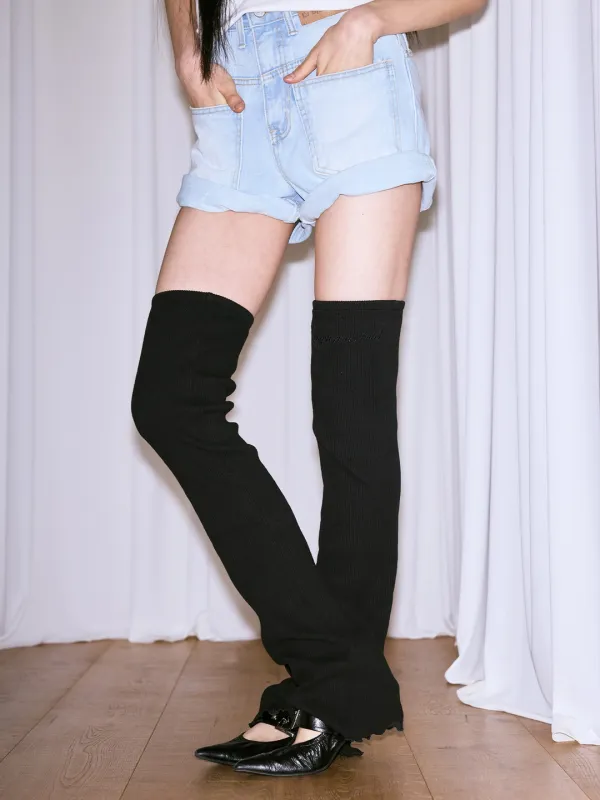 HOTEL LEG WARMER - BLACK