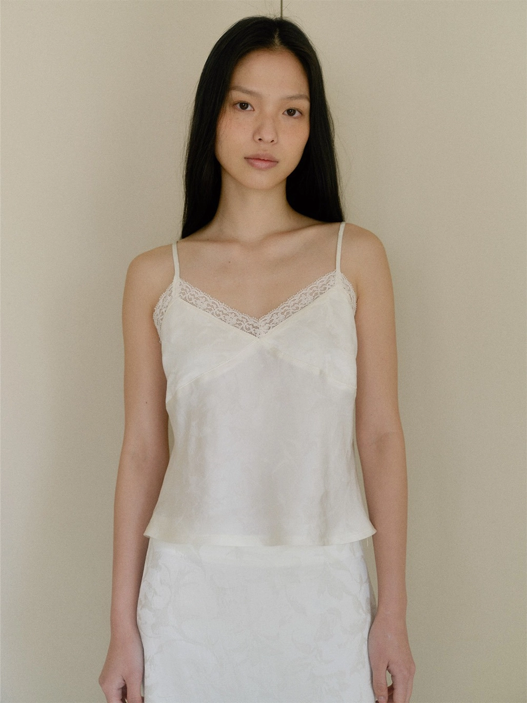베이오드 Jacquard lace blouse_ivory 상품 이미지 2