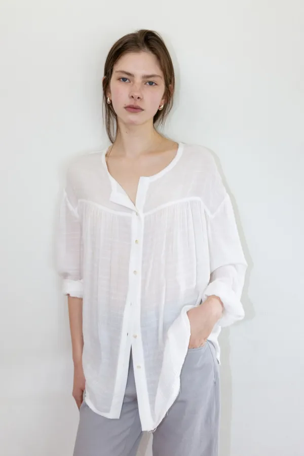 Drew Shirring Blouse