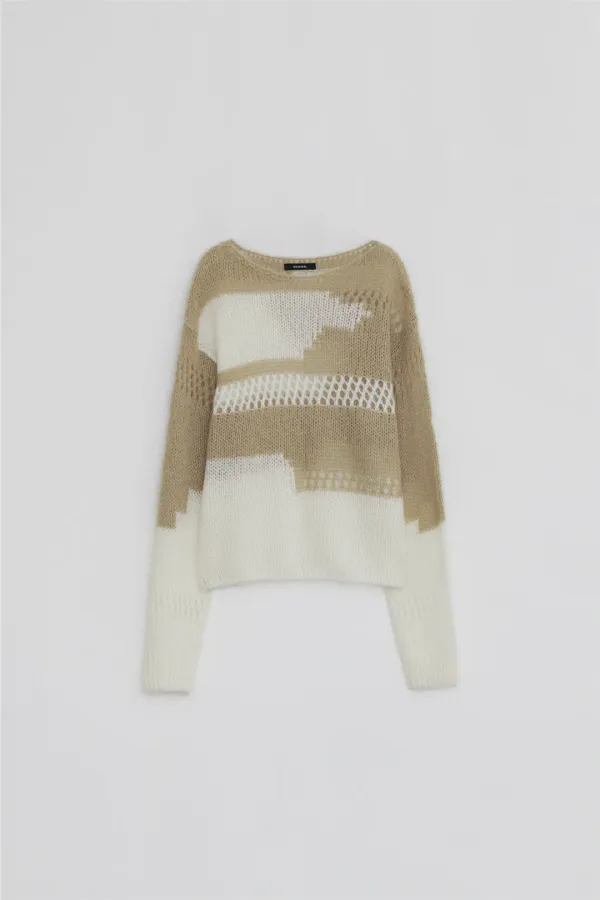 LOOSE COLOR MIX KNIT