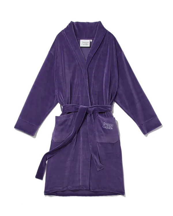 Velvet Vinyl Robe