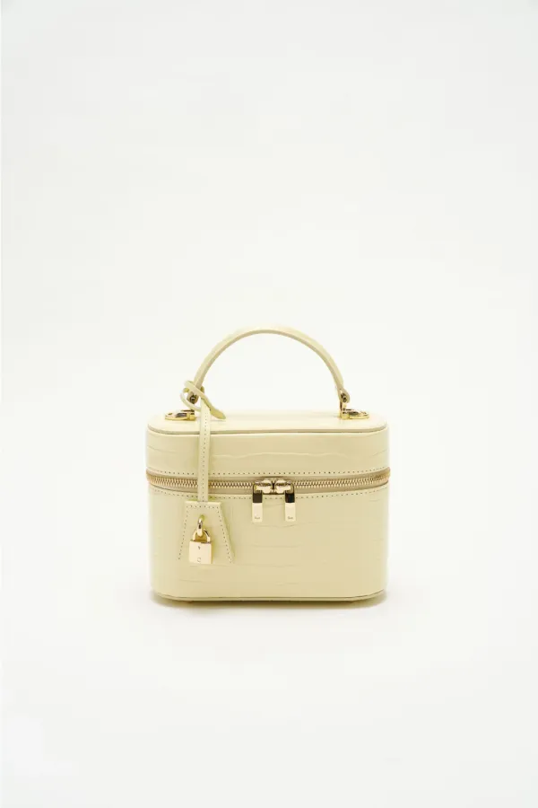 Vanity BAG Crocodile butter vanilla(gold) [6/9부터 순차출고]