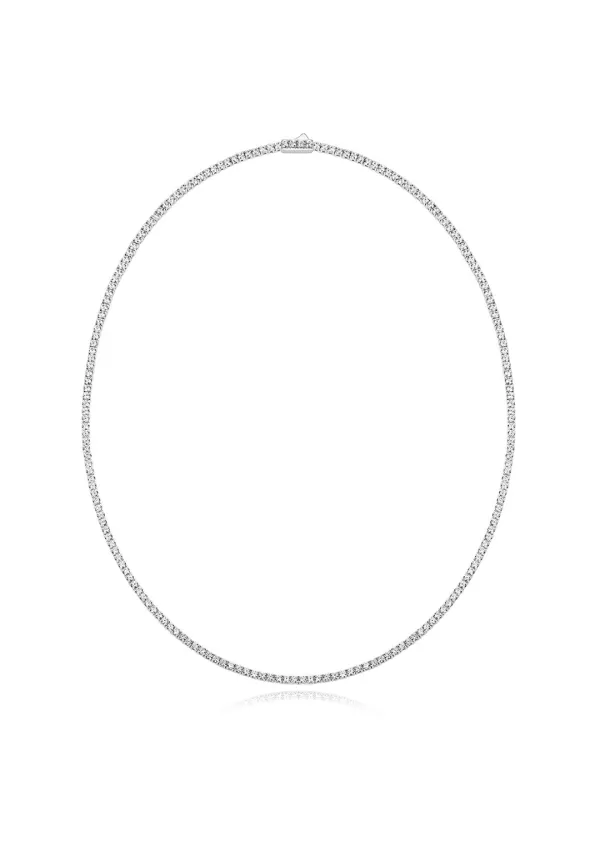 [N] Silver Tennis Choker