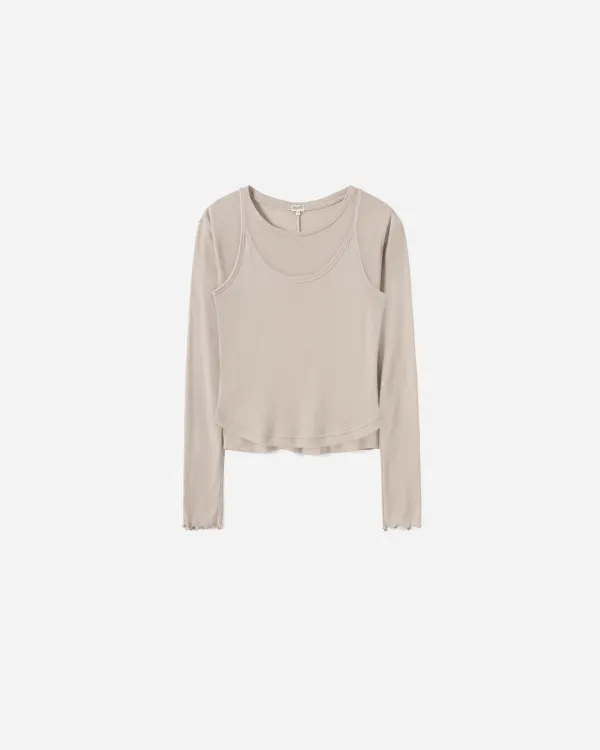 [세트 구매 할인] Asti Soft Layered Set (T-shirt + Sleeveless)