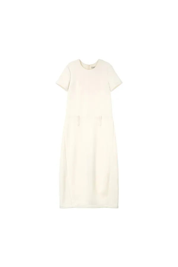 Low Waisted Dress, Ivory