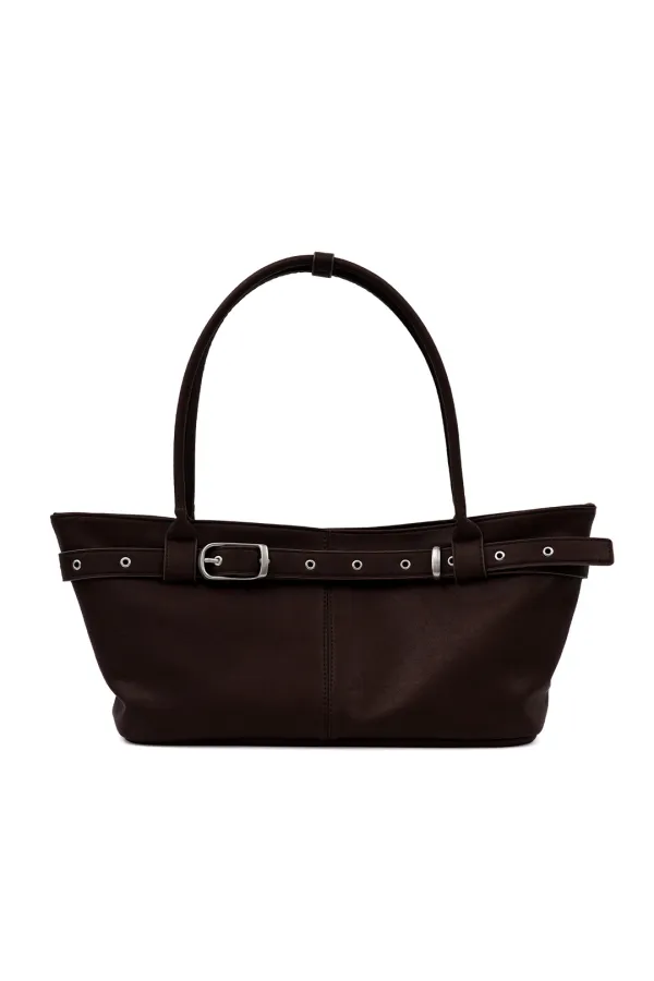[9차 재입고] 벨티드 보트 백 belted boat bag (espresso)