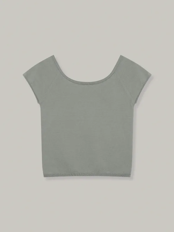 deep round knit (gray)