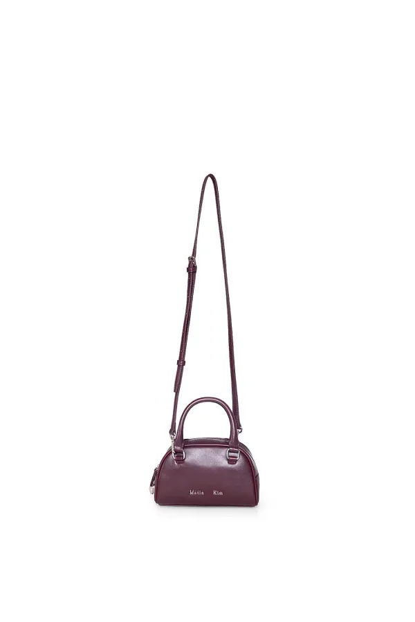 HALFMOON BABY BOWLING BAG IN WINE