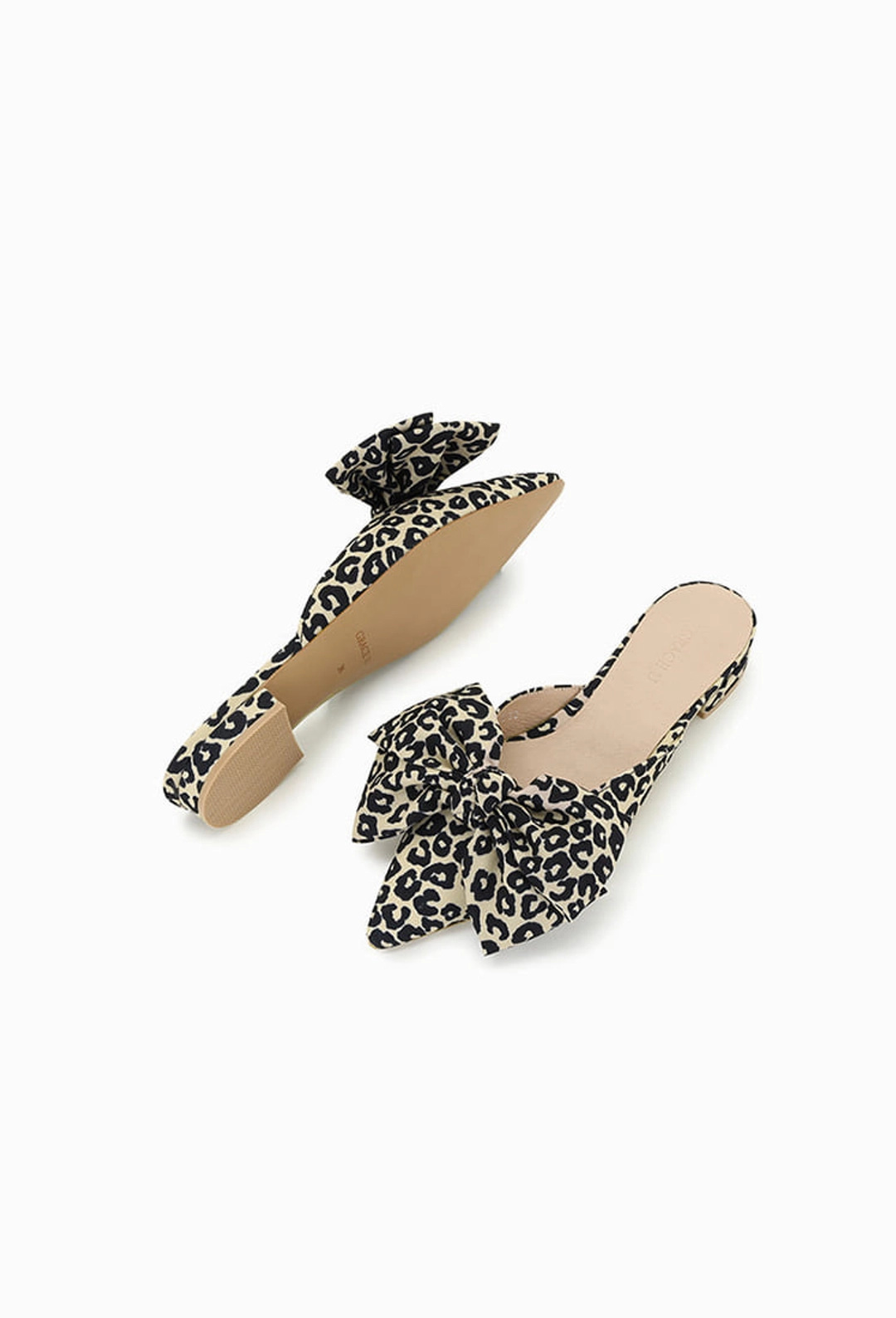 그레이스유 Grace Leopard Ribbon Mule 상품 이미지 3