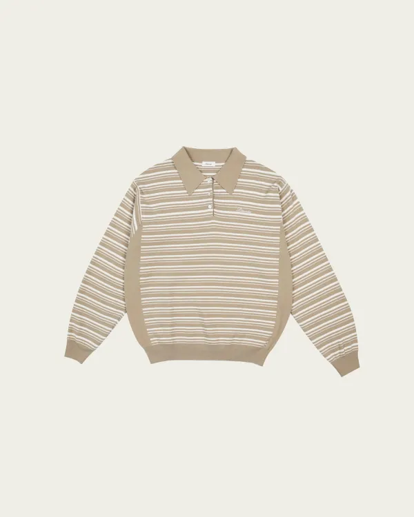 Bay Collar Knit - Beige