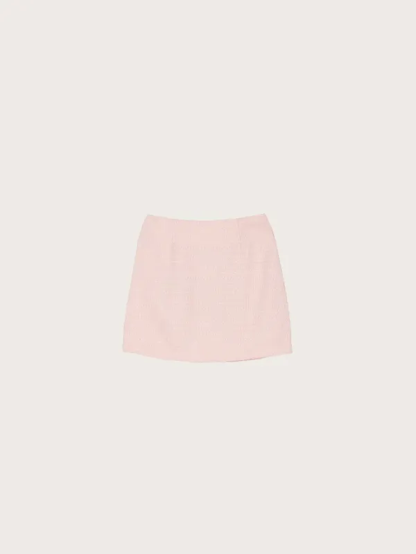 렌카 트위드 스커트[PINK]*오늘 출발