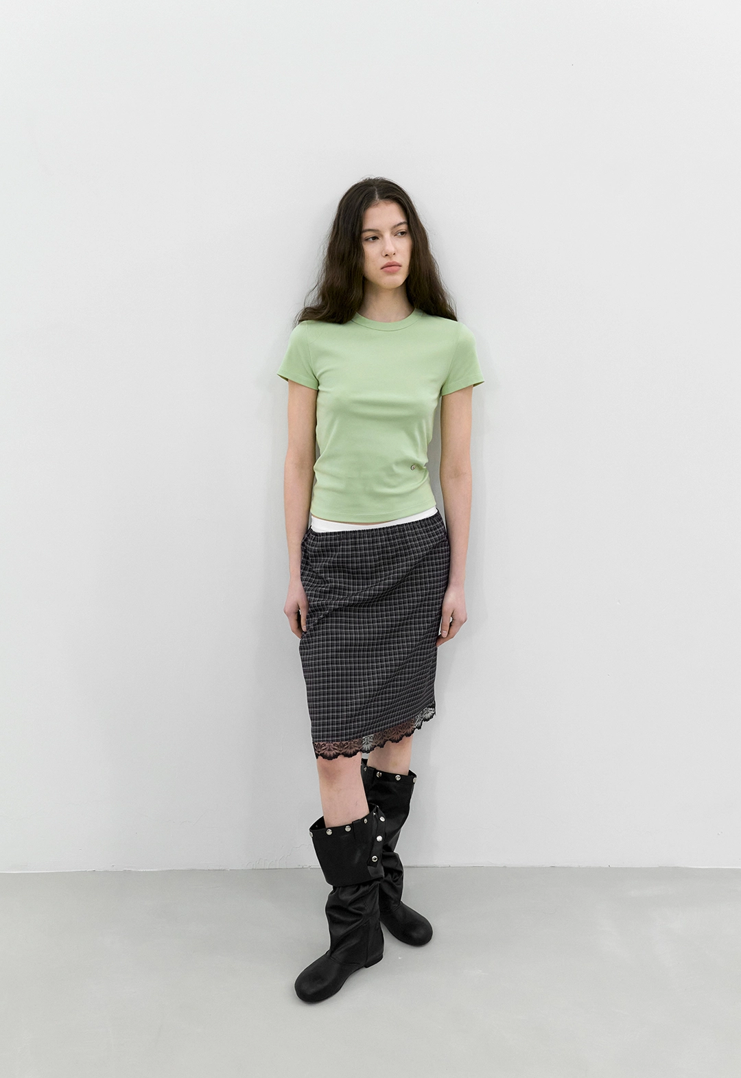 아뜰리에 나인 (T-7235)SIGNATURE SLIM TEE 상품 이미지 3