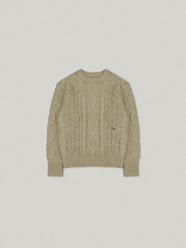 Buzzi Bulky Knit - Oatmeal버찌 벌키 니트