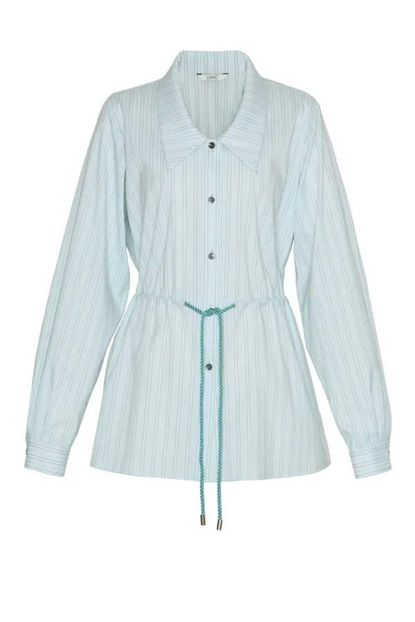 MINT PIN STRIPE SHIRT