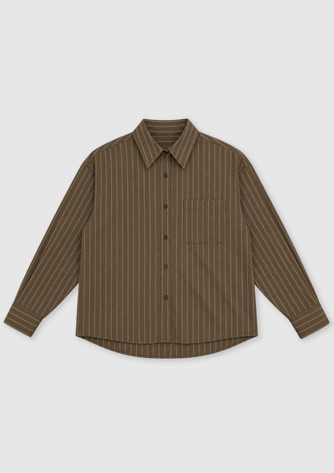 한올 Cinnamon Shirt (Brown) 상품 이미지 1