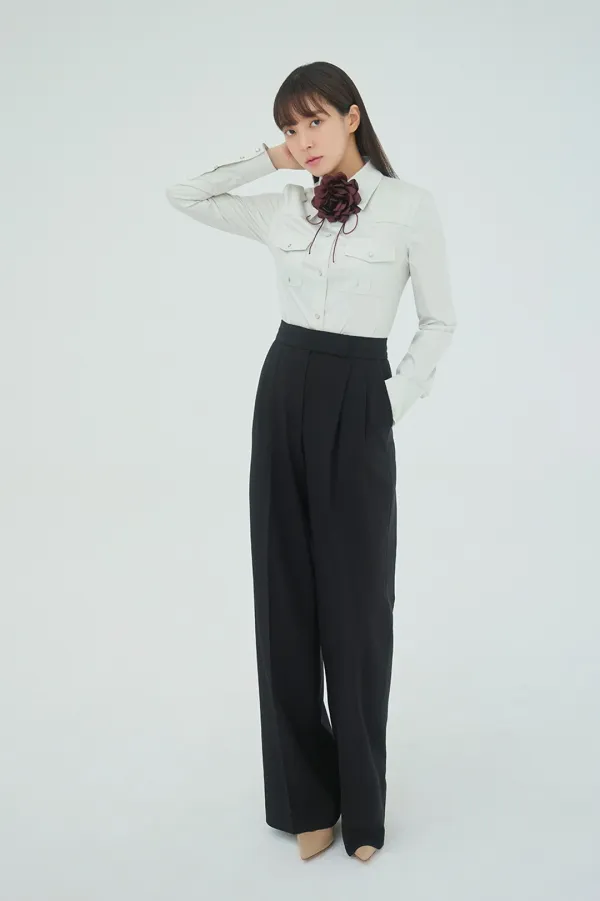 NO.14 PANTS - BLACK