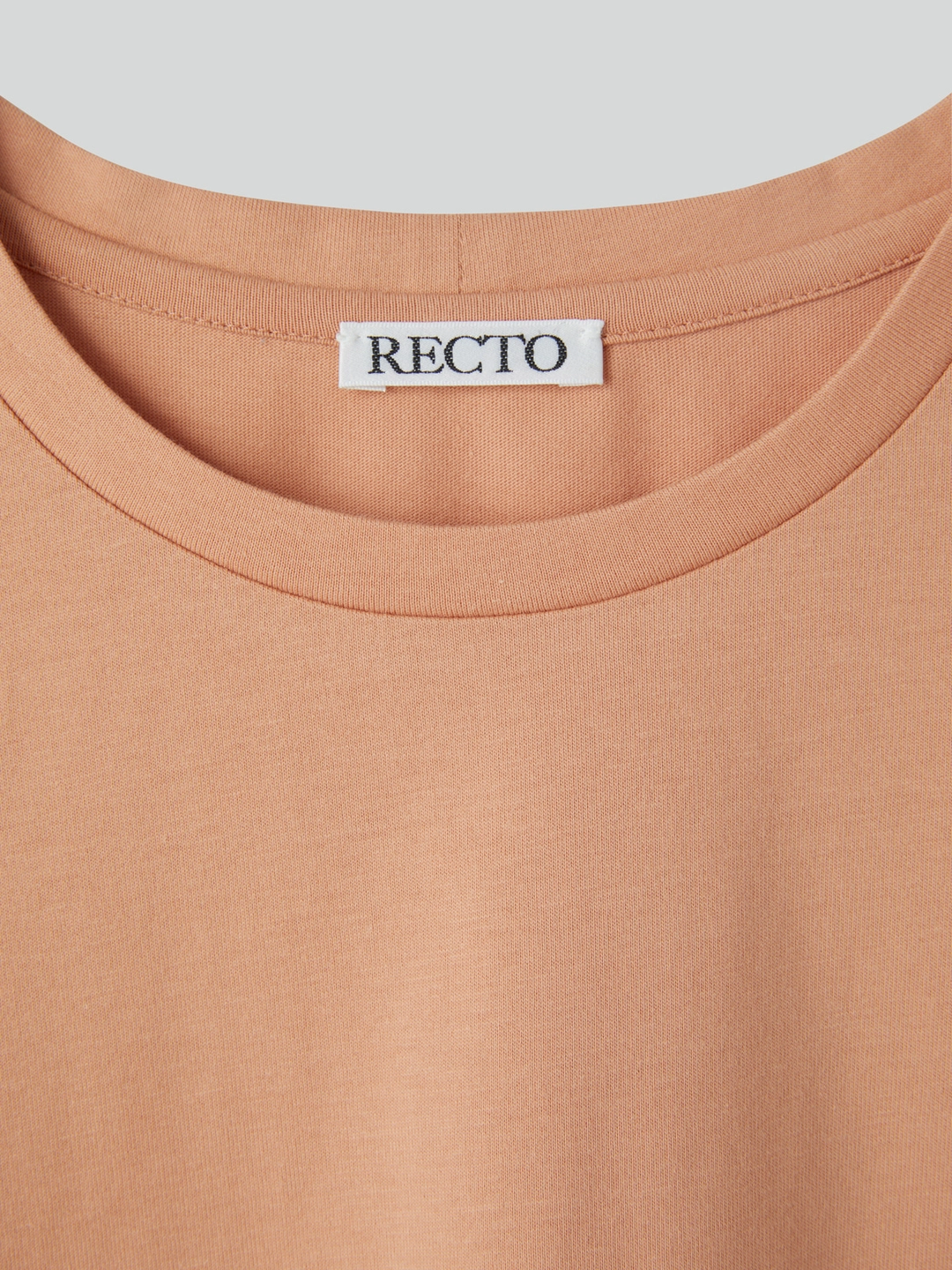 렉토 RECTO LOGO CAP SLEEVE TOP (SALMON) 상품 이미지 2