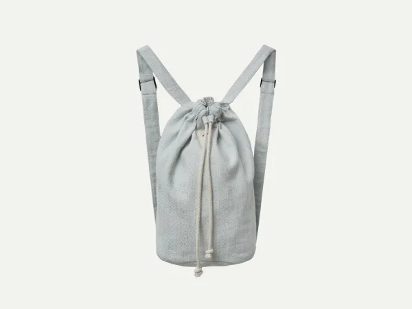 Via Drawstring backpack (Sky blue)