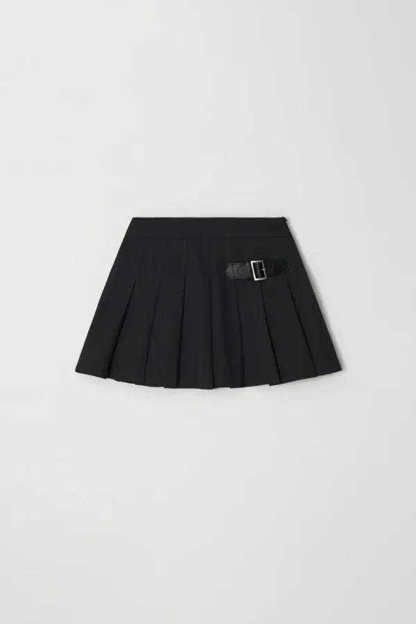 be pleats skirt (charcoal)