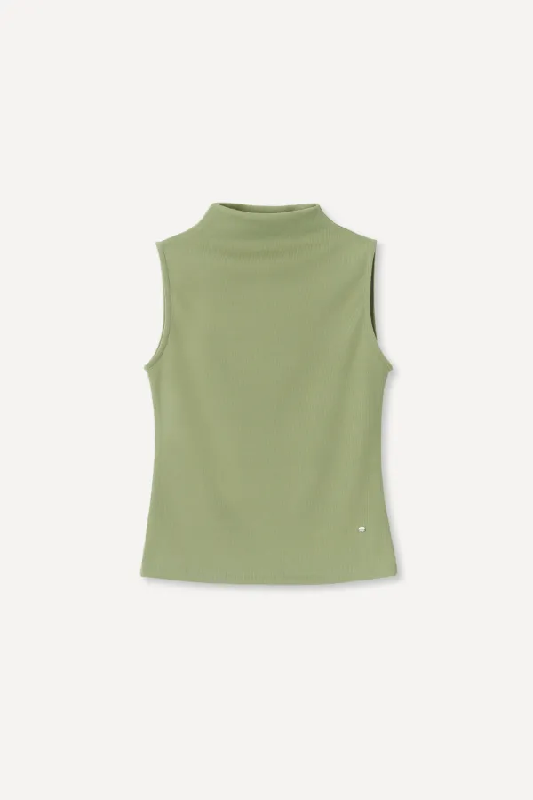 Summer Mockneck Sleeveless