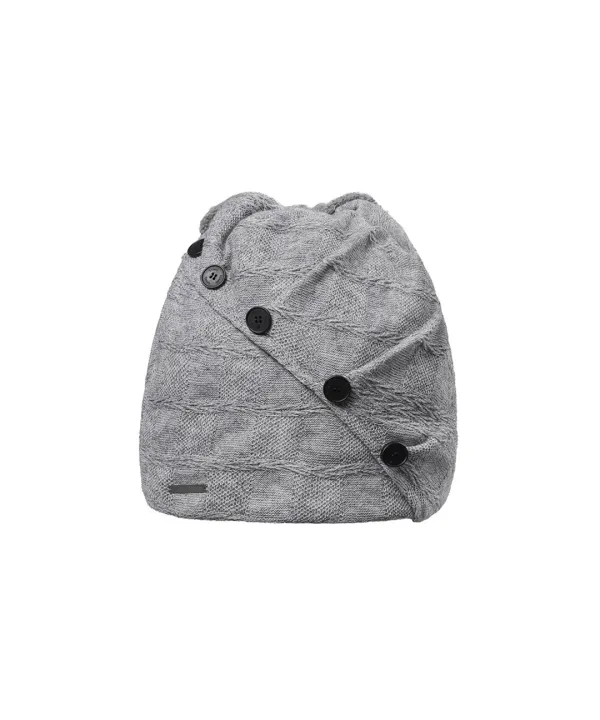 [레이 PICK] Drawstring cowl button beanie GREY