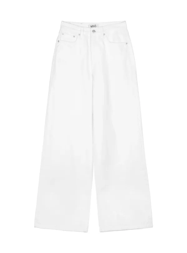 WIDE SAND JEANS (WHITE)