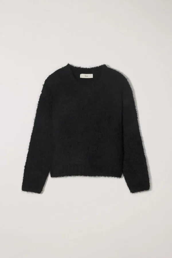 UNISEX CLOUD BOUCLE SWEATER BLACK